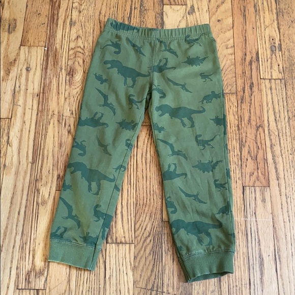 Carters Green Dinosaur Jogger Pants 5t 